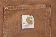Carhartt Logo Patch Tan Blanket Lined Chore Jacket