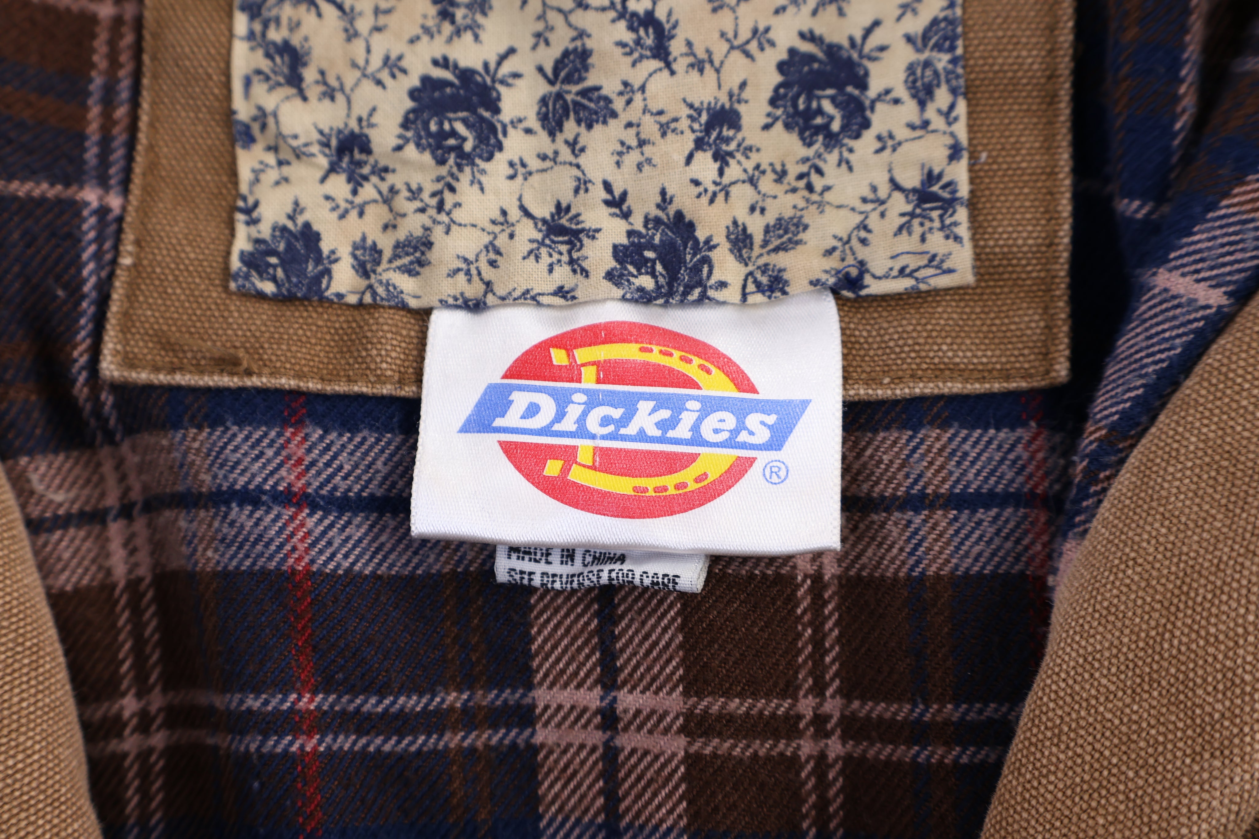 Dickies Tan Full Zip Bomber Jacket
