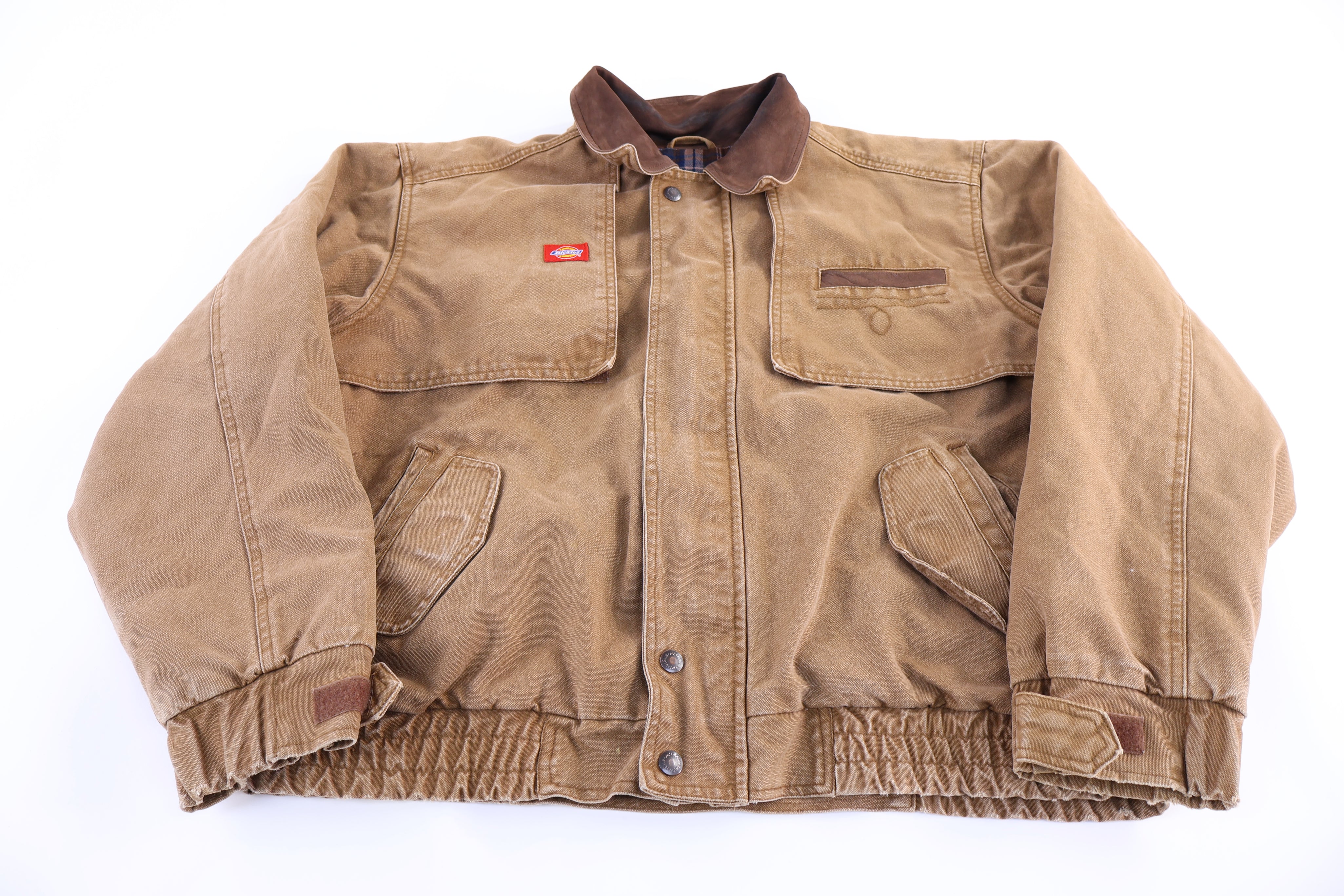 Dickies Tan Full Zip Bomber Jacket