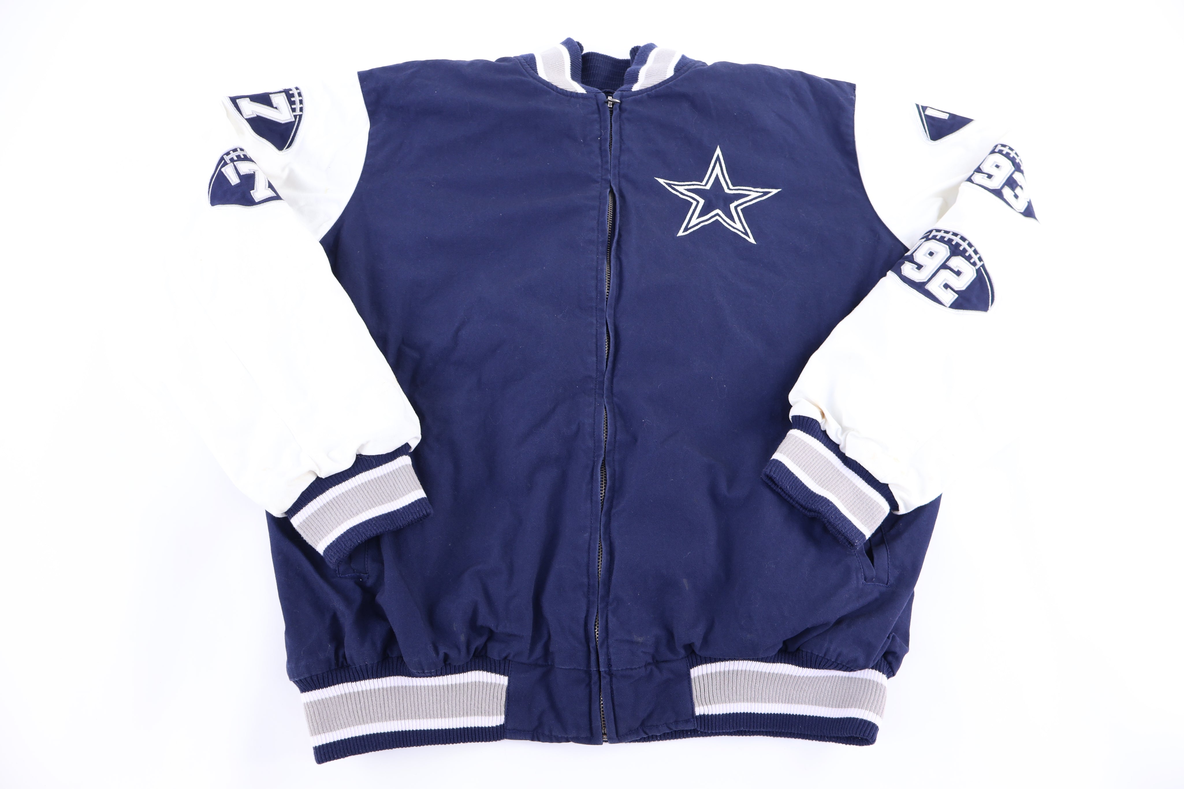 Dallas Cowboys Football Full Zip Bomber Jacket