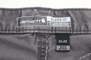 Carhartt Logo Patch Grey Pants