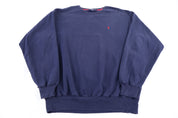Polo by Ralph Lauren Embroidered Logo Blue Sweater