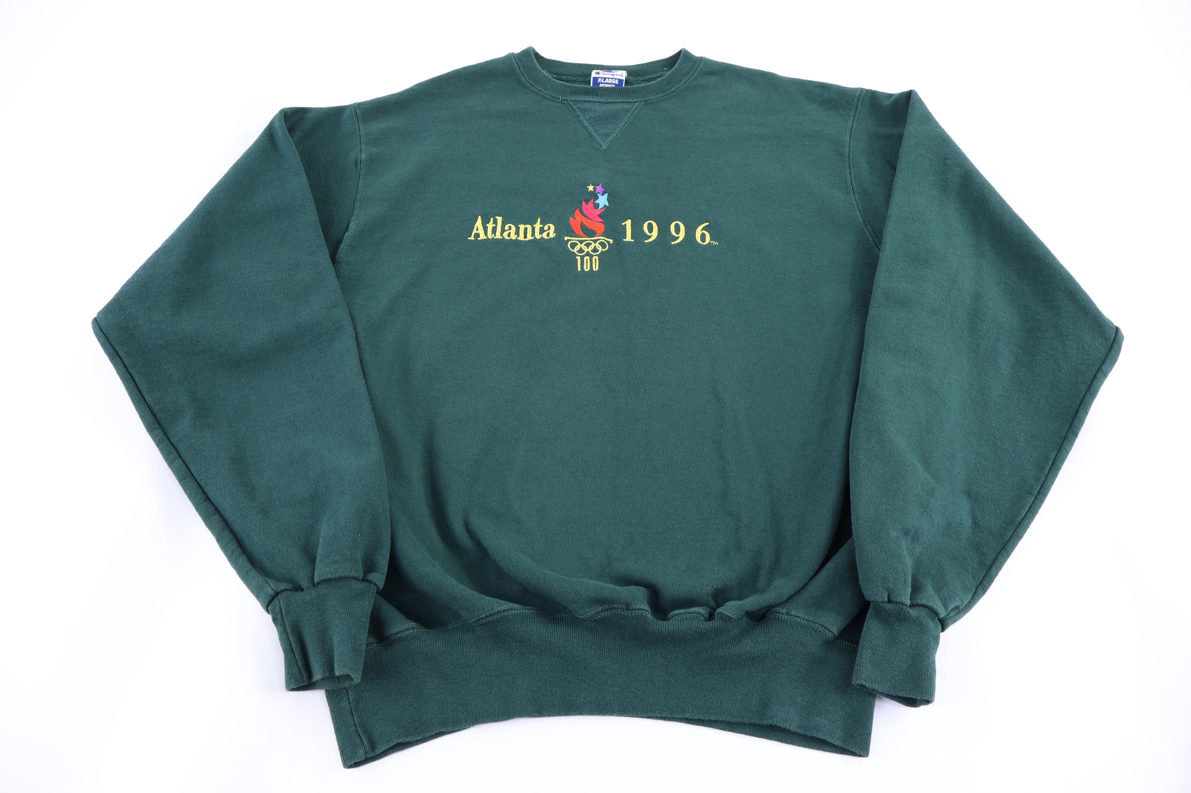 Vintage Champion Atlanta Olympics Embroidered Sweatshirt