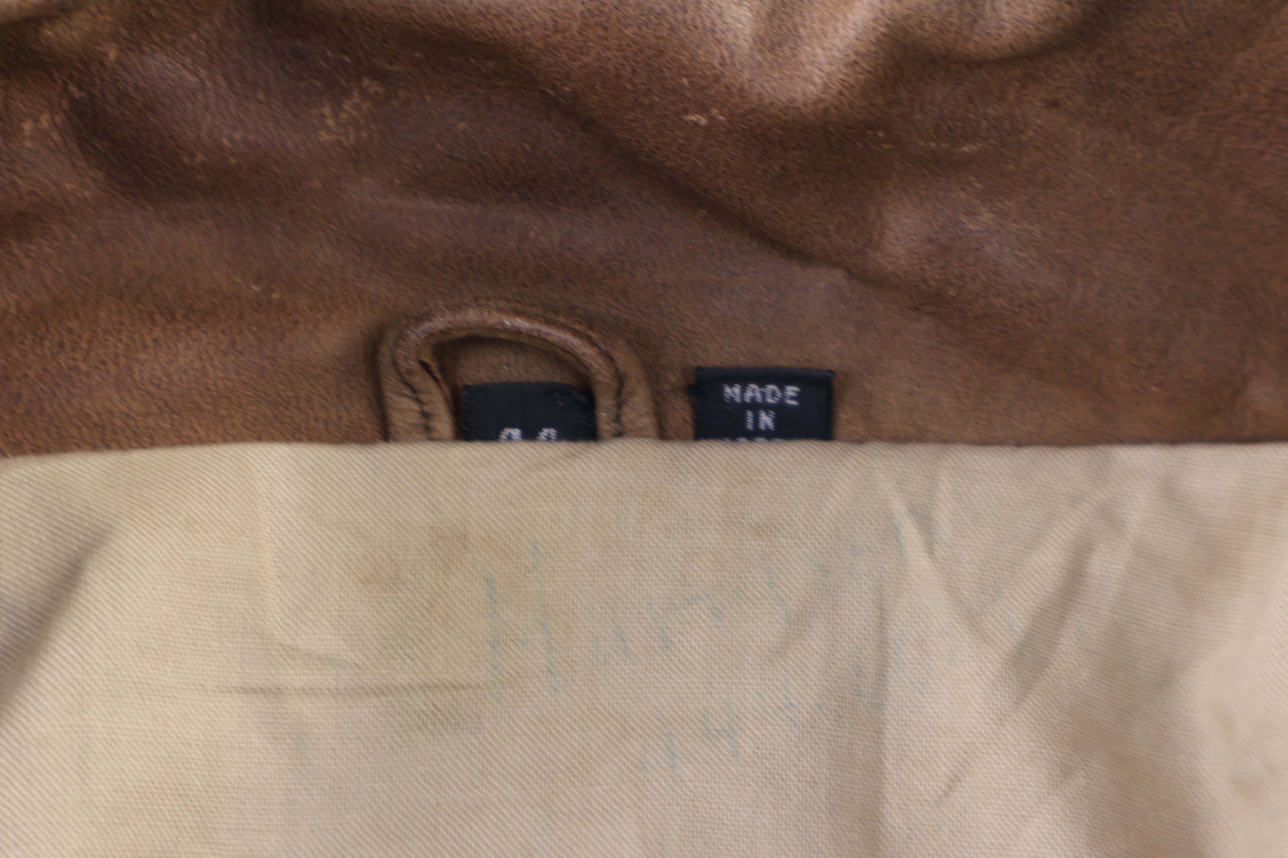 1990 Amron Leather Bomber Jacket