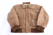 1990 Amron Leather Bomber Jacket