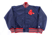 90's Starter Boston Red Sock Baseball Bomber Jacket
