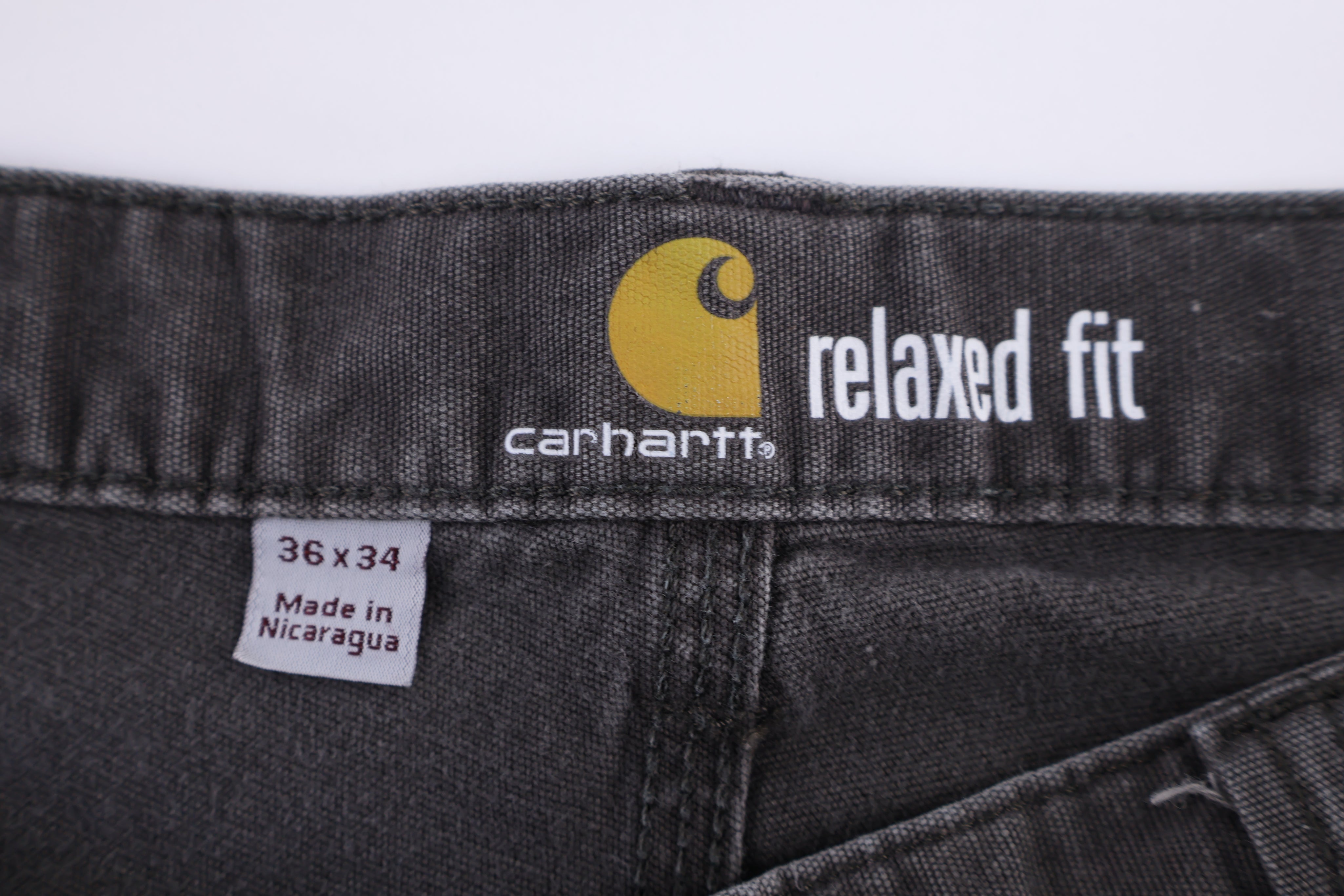 Carhartt Logo Patch Grey Pants