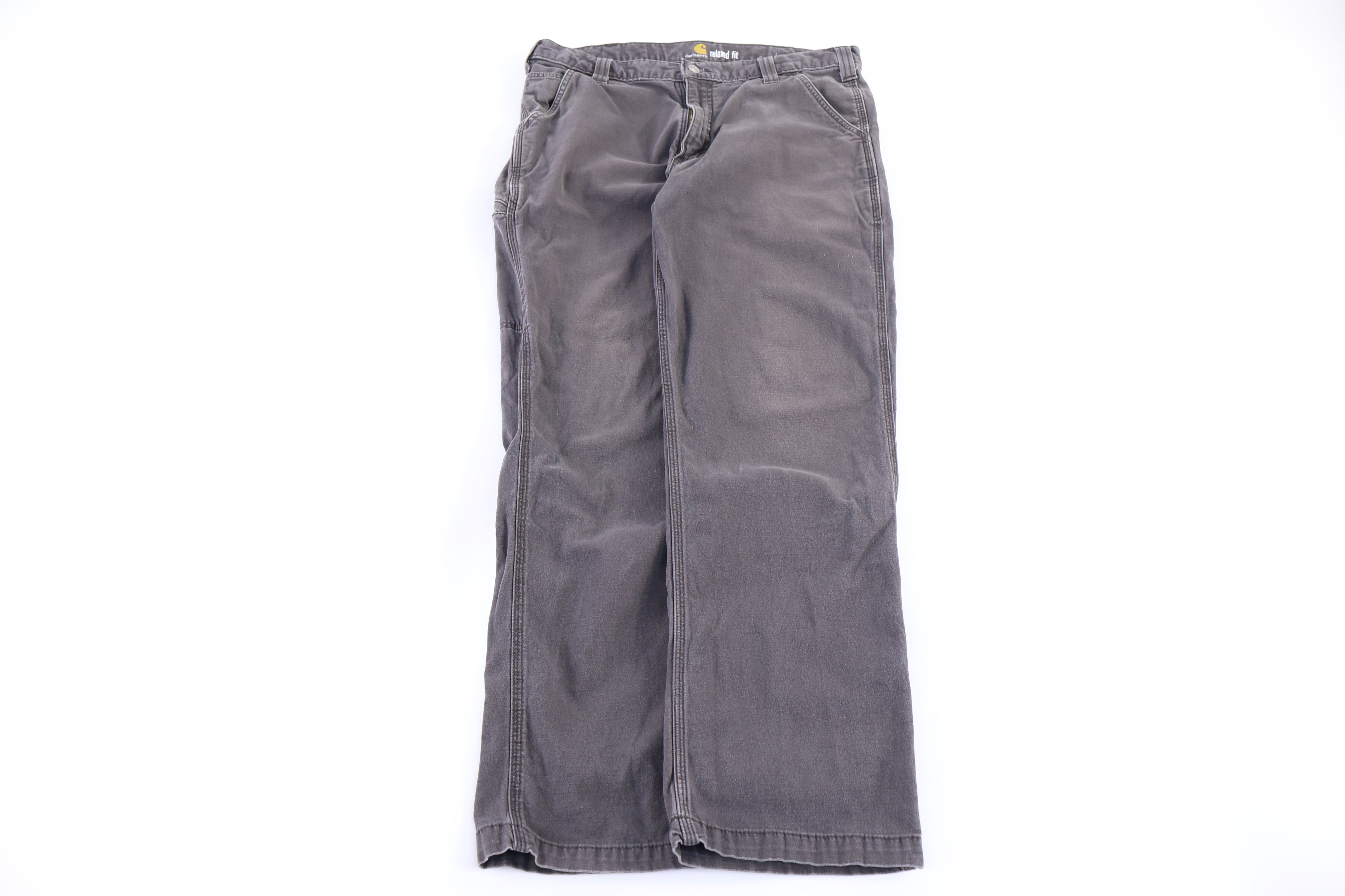 Carhartt Logo Patch Grey Pants