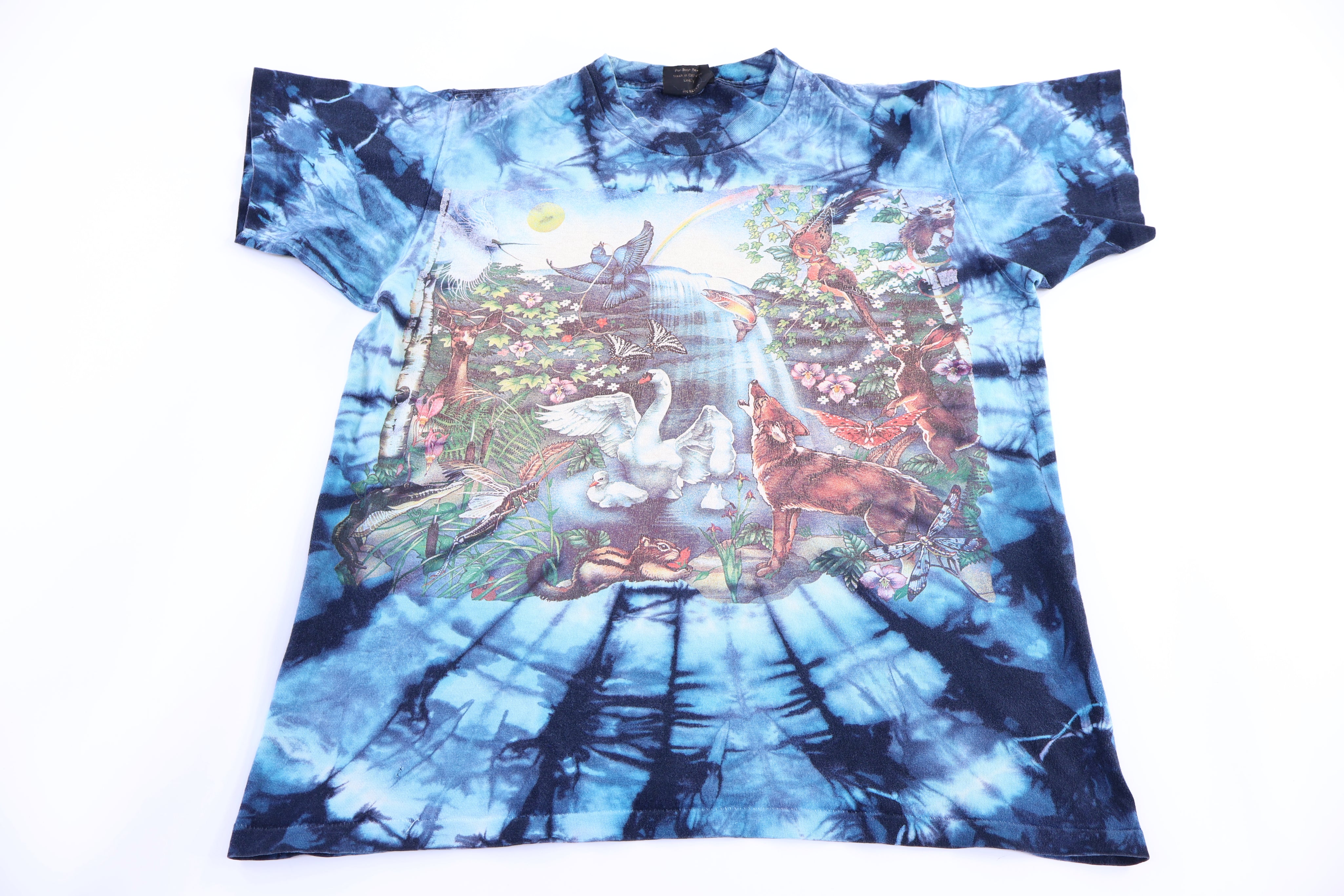 90's Life In The Wildlife Nature Tie Dye T-shirt