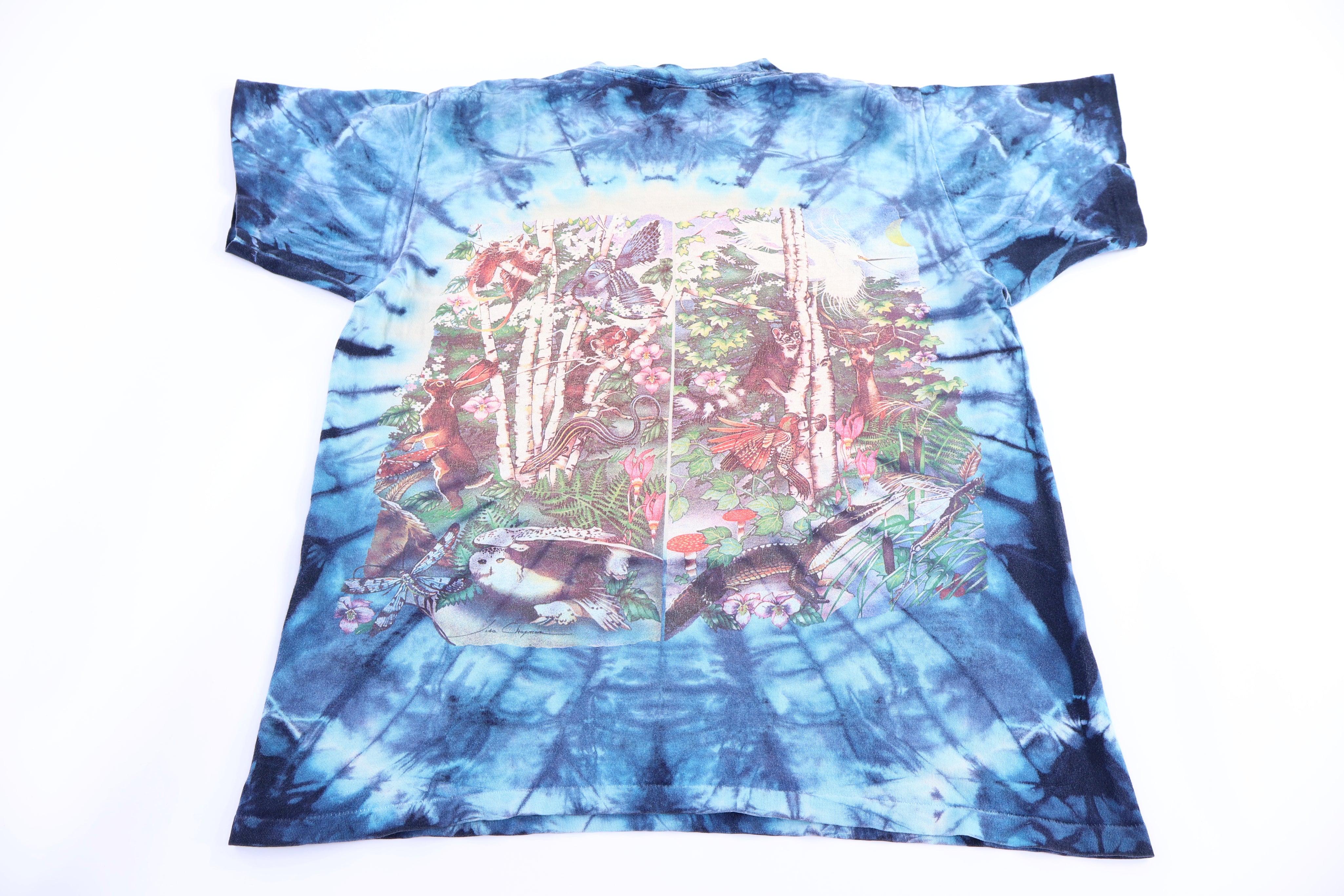 90's Life In The Wildlife Nature Tie Dye T-shirt