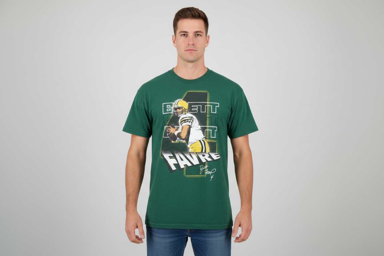 90's Brett Favre Green Bay Packers T-shirt