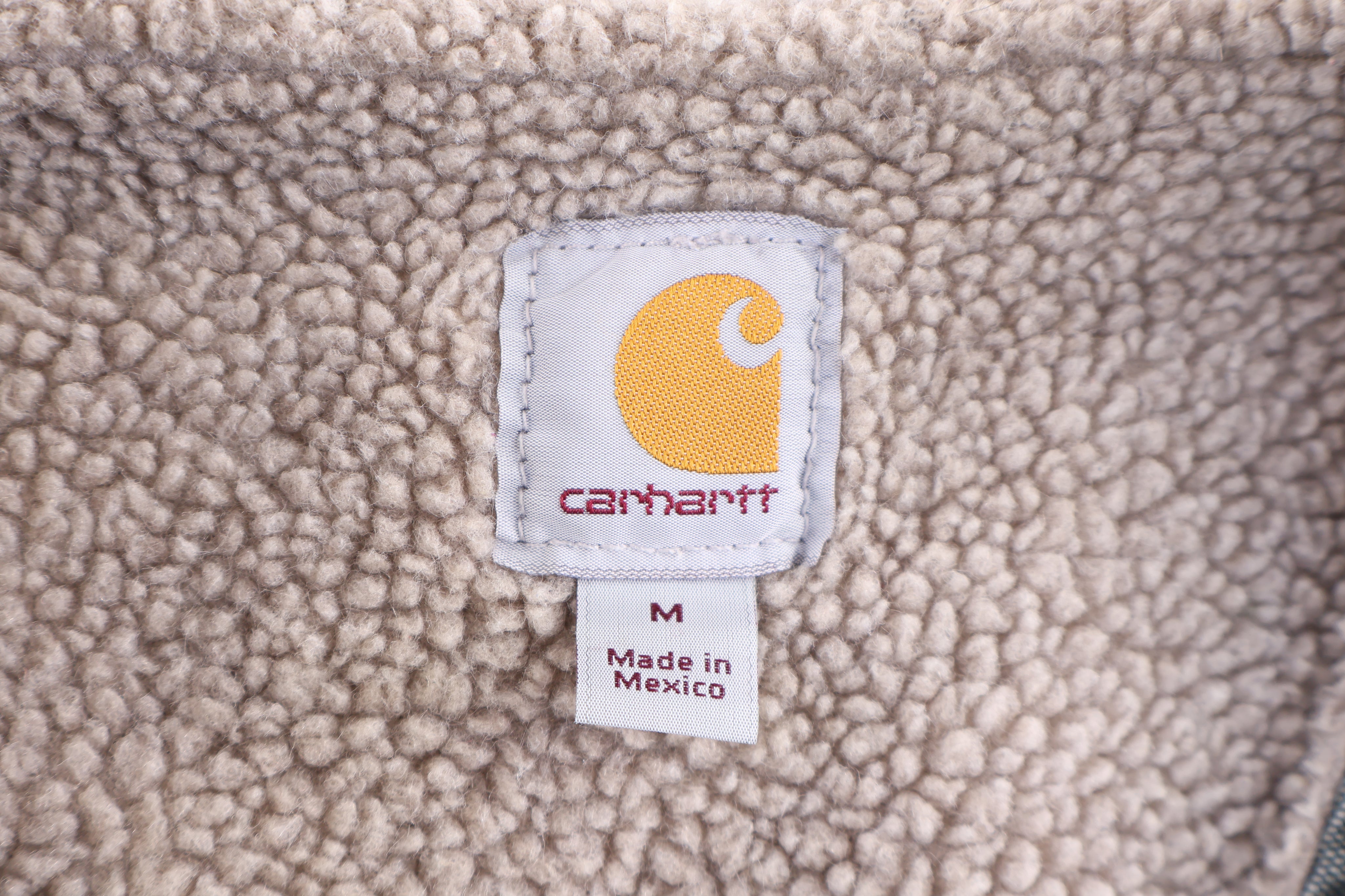 Carhartt Logo Patch Green Full Zip Vest