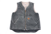 Carhartt Logo Patch Green Full Zip Vest