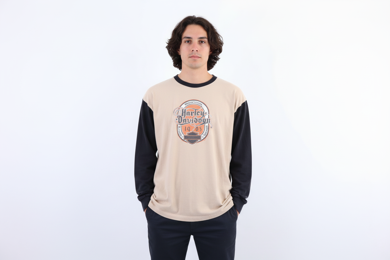 Harley Davidson Motorcycles Michigan LS T-shirt
