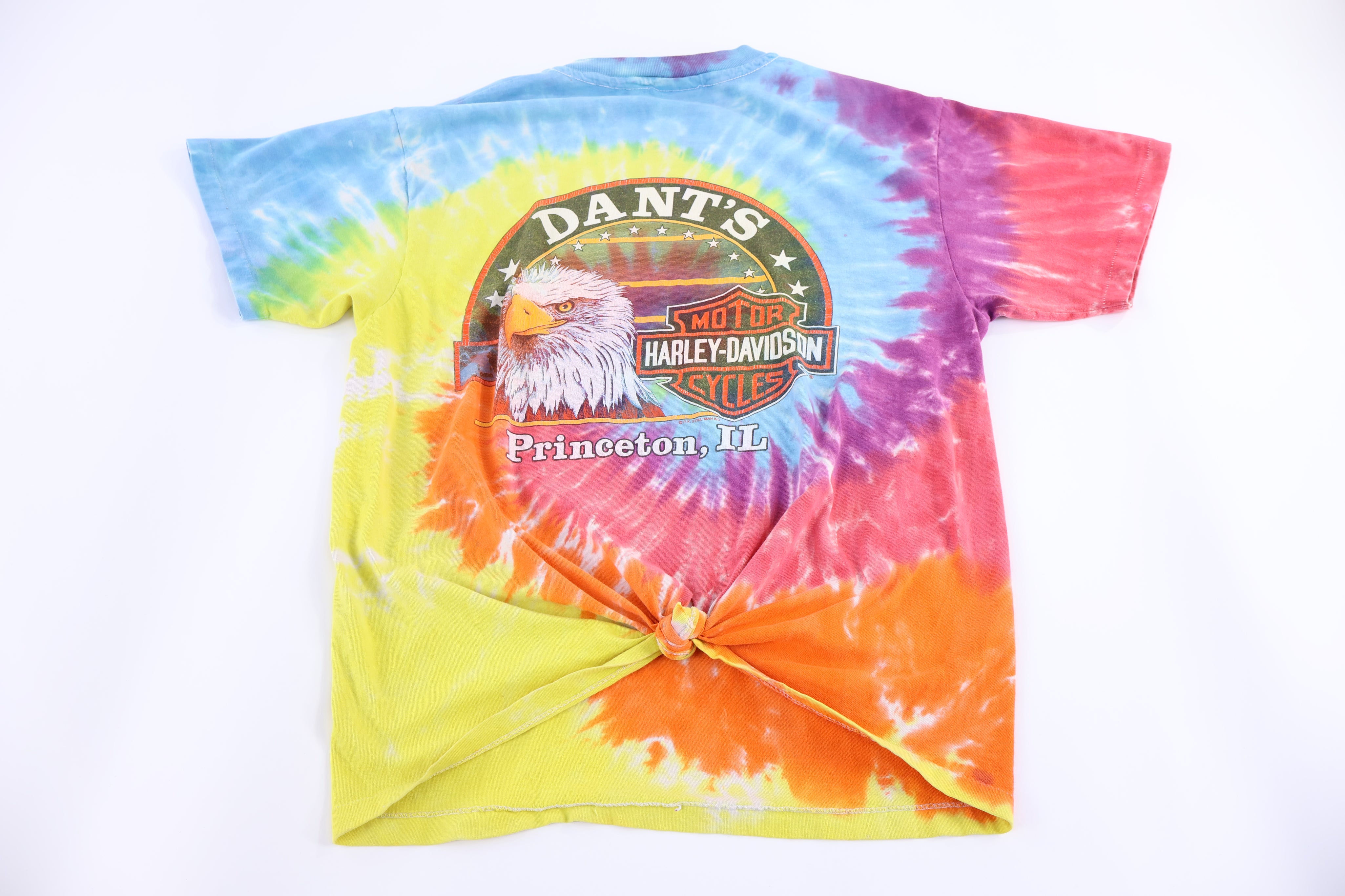 Harley Davidson Motorcycles Illinois Tie Dye T-shirt
