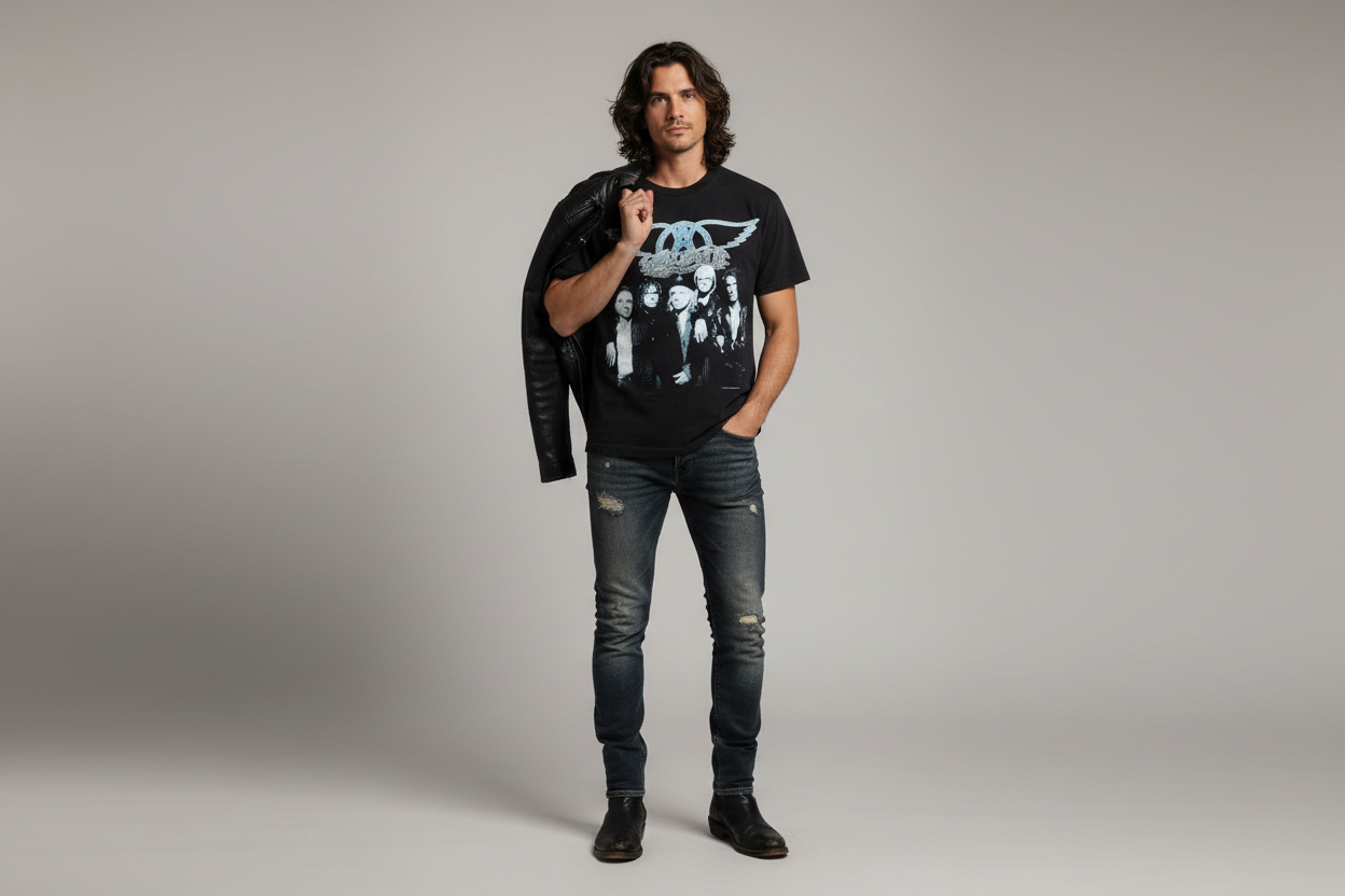 1997 Aerosmith "Nine Lives" World Tour t-shirt