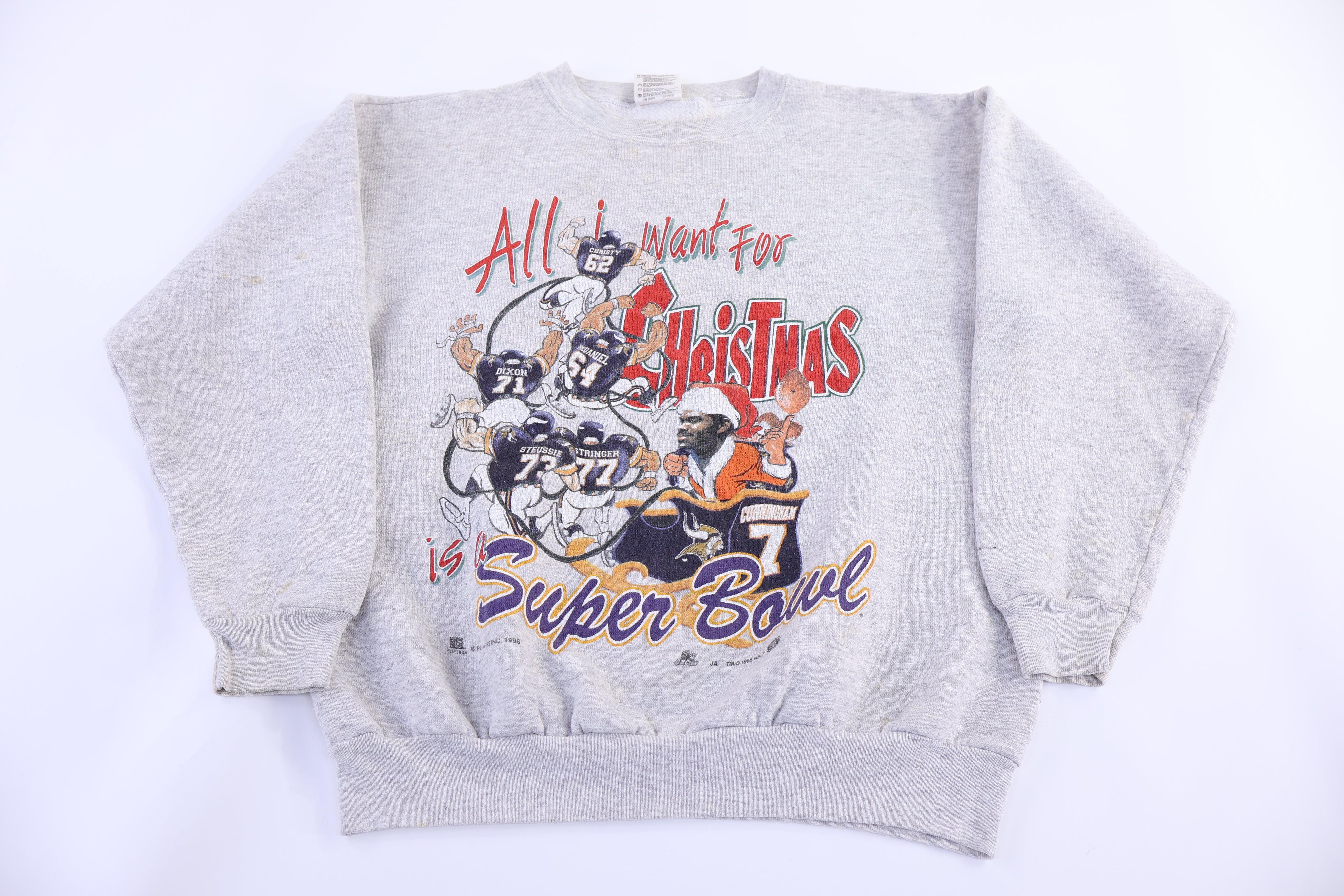 90's All I Want For Christmas Is A Superbowl Sweatshirt