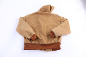 Carhartt Logo Patch Tan Full Zip Jacket