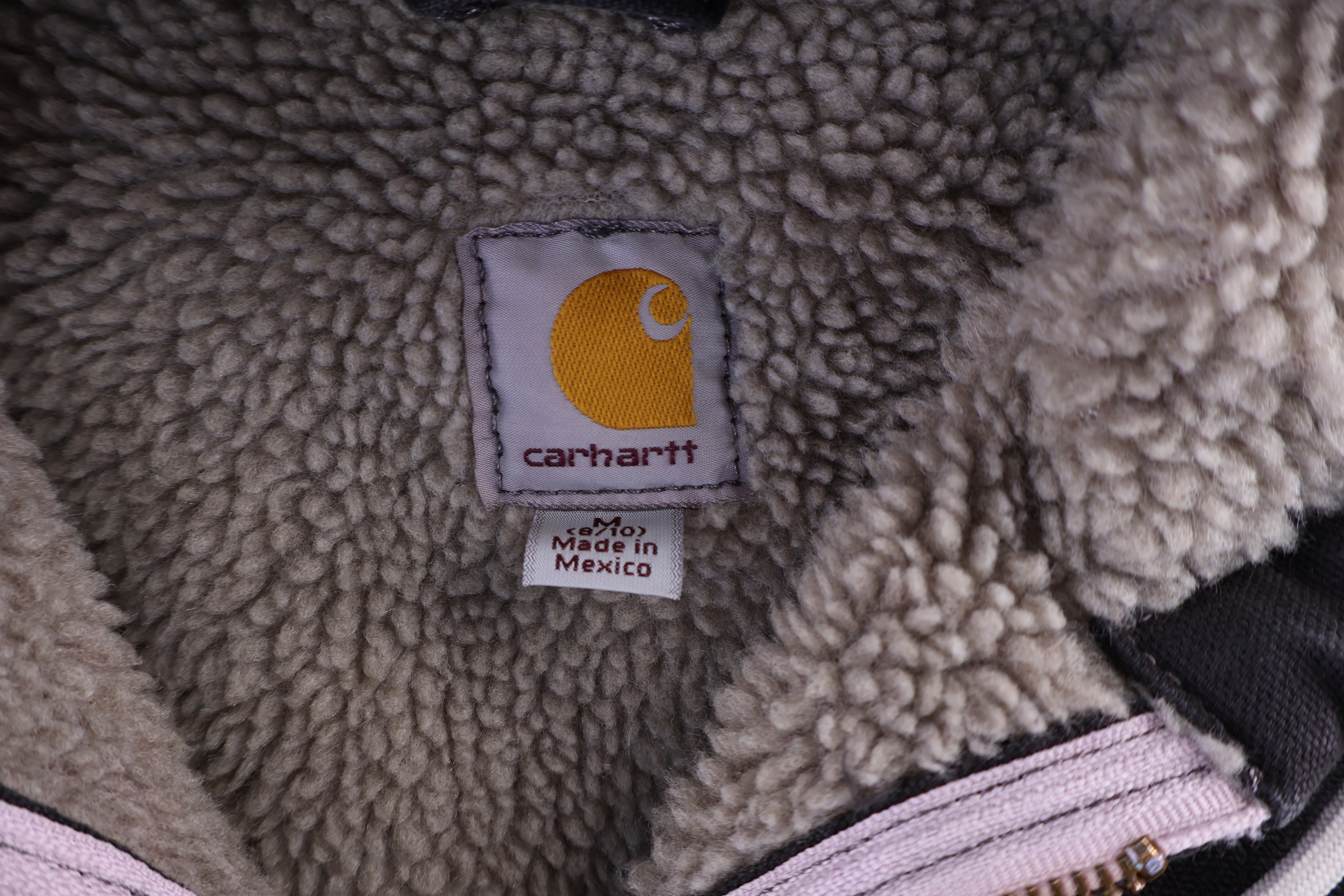 Women's Carhartt Logo Patch Black Full Zip Jacket