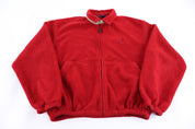 Polo by Ralph Lauren Embroidered Logo Red Fleece Jacket
