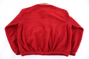 Polo by Ralph Lauren Embroidered Logo Red Fleece Jacket