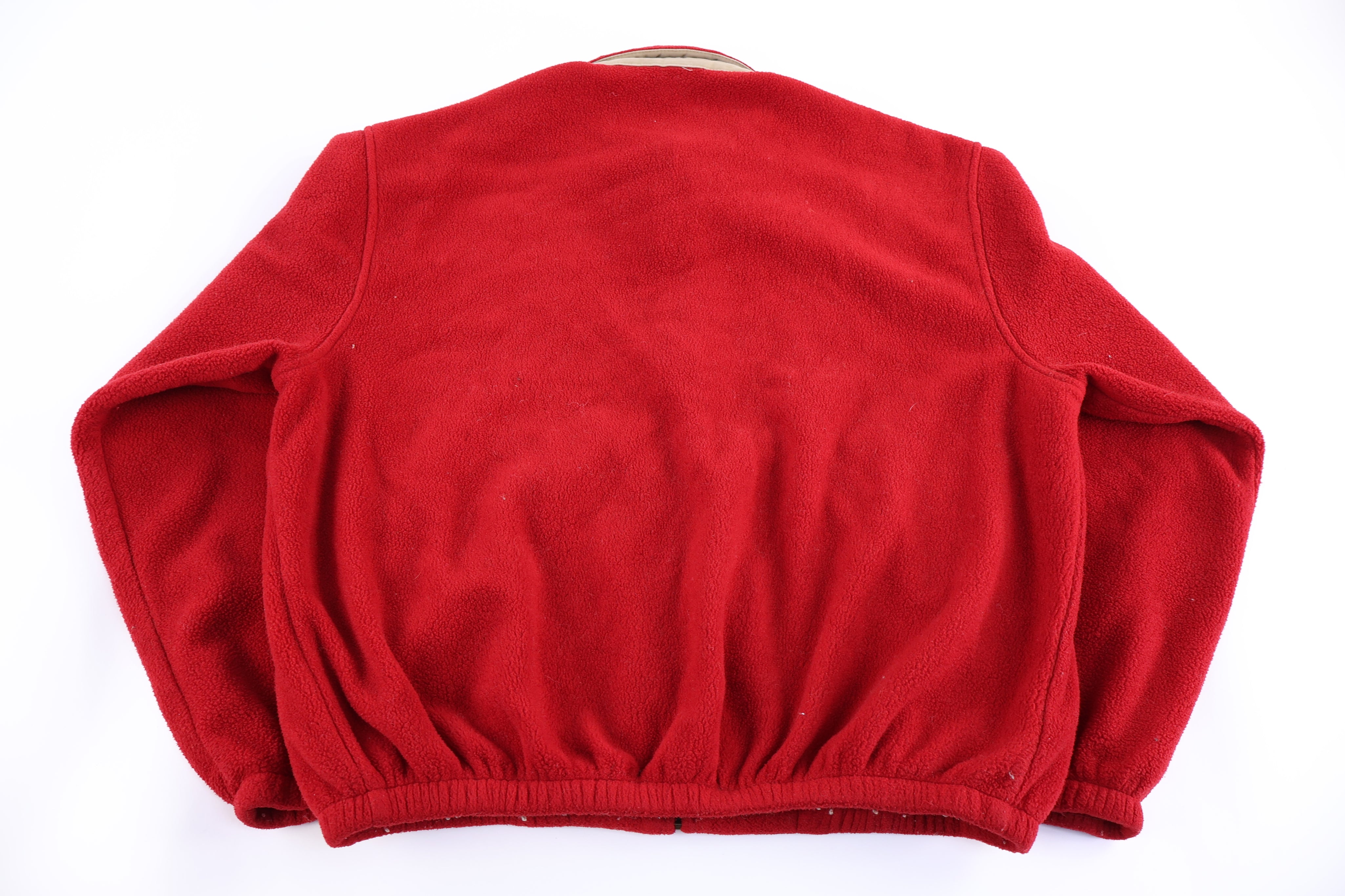 Polo by Ralph Lauren Embroidered Logo Red Fleece Jacket