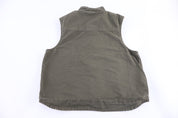 Carhartt Logo Patch Green Full Zip Vest