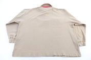 Vintage Tommy Hilfiger Tan Henley Sweater