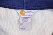 80's Carhartt Patch Logo Blue Full Zip Jacket