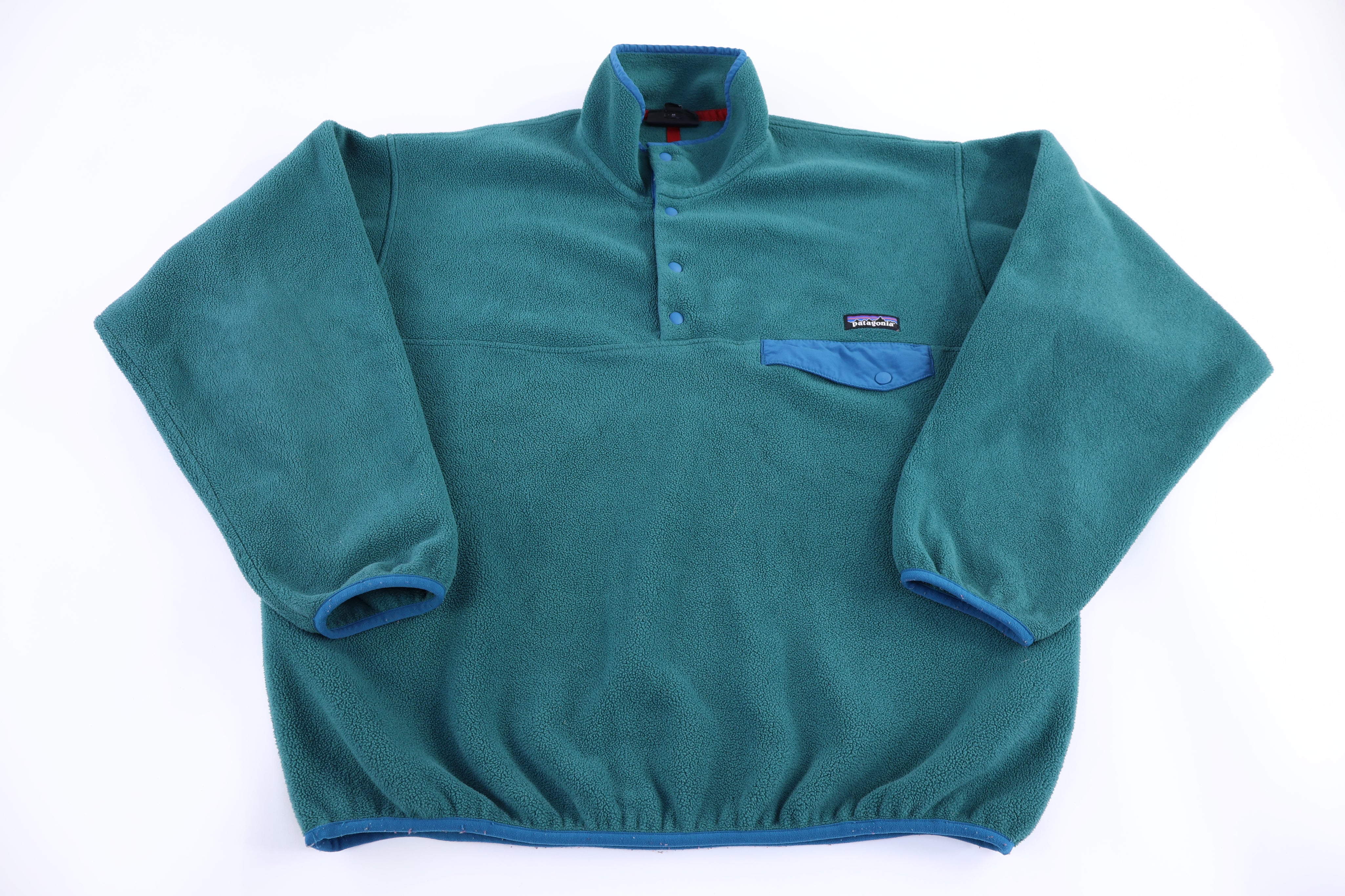 Patagonia Synchilla Logo Patch Snap-T Fleece Pullover