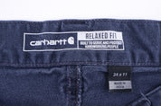 Carhartt Logo Patch Blue Shorts