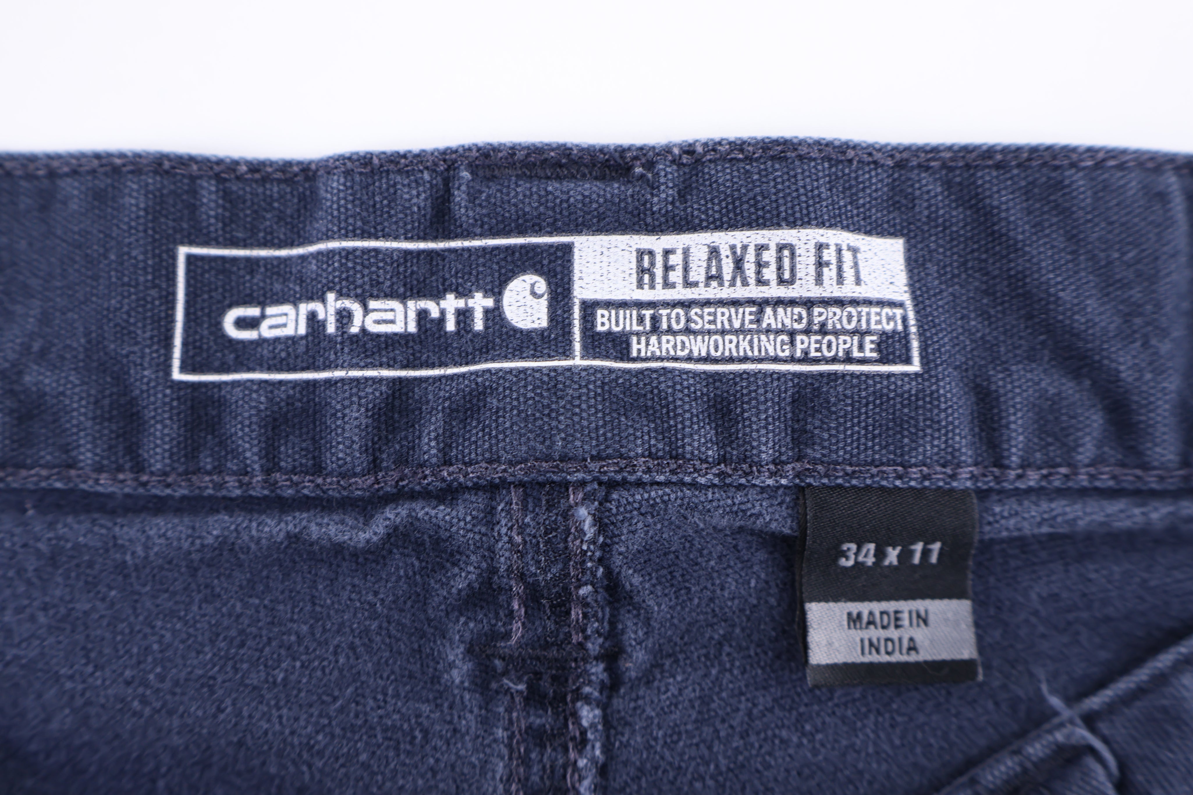 Carhartt Logo Patch Blue Shorts