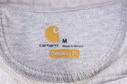 Carhartt Logo Patch Grey Pullover Hoodie