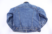 80's Carhartt Logo Patch Denim Trucker Jacket