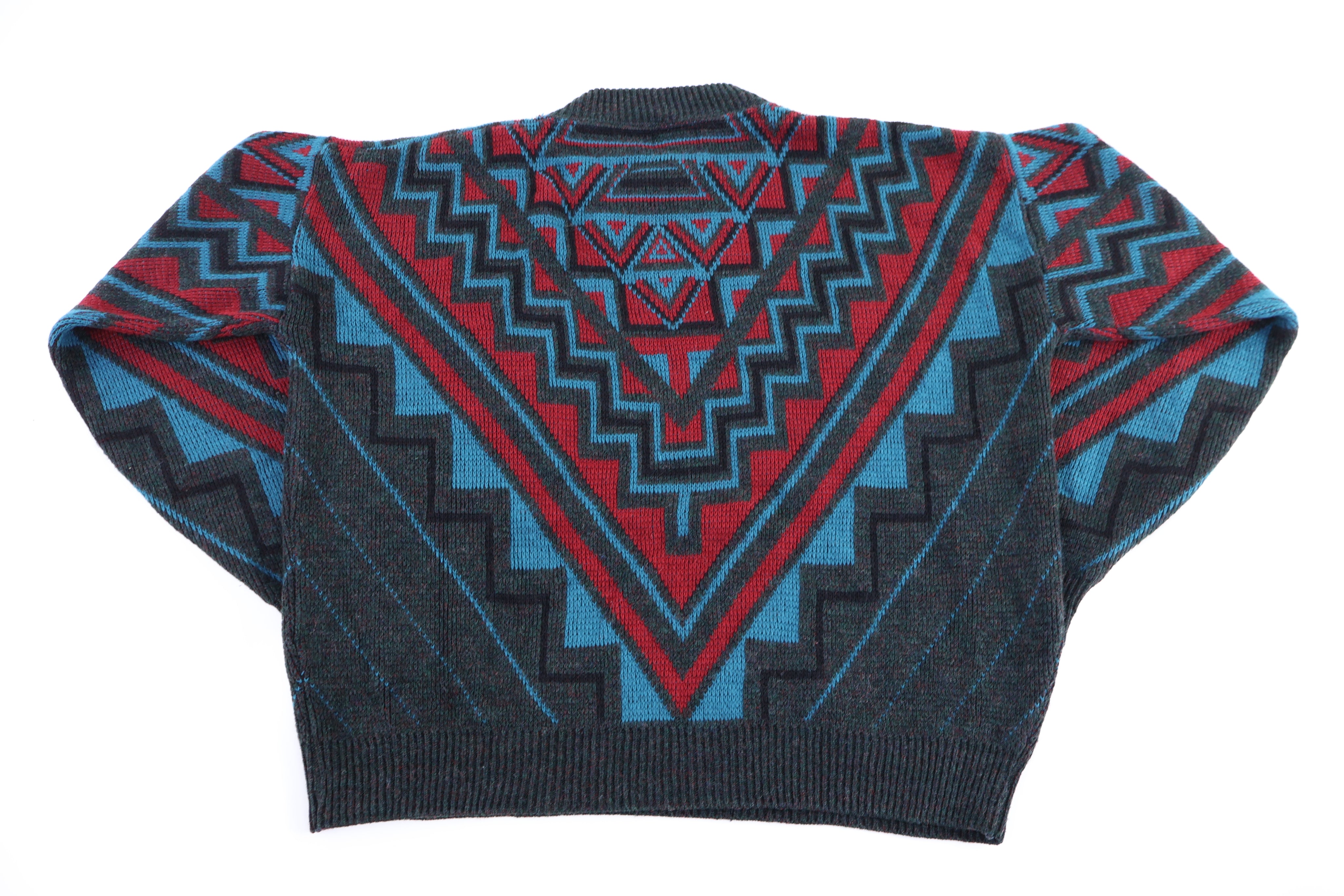 90's Poplar Classics Multicolor Knit Sweater