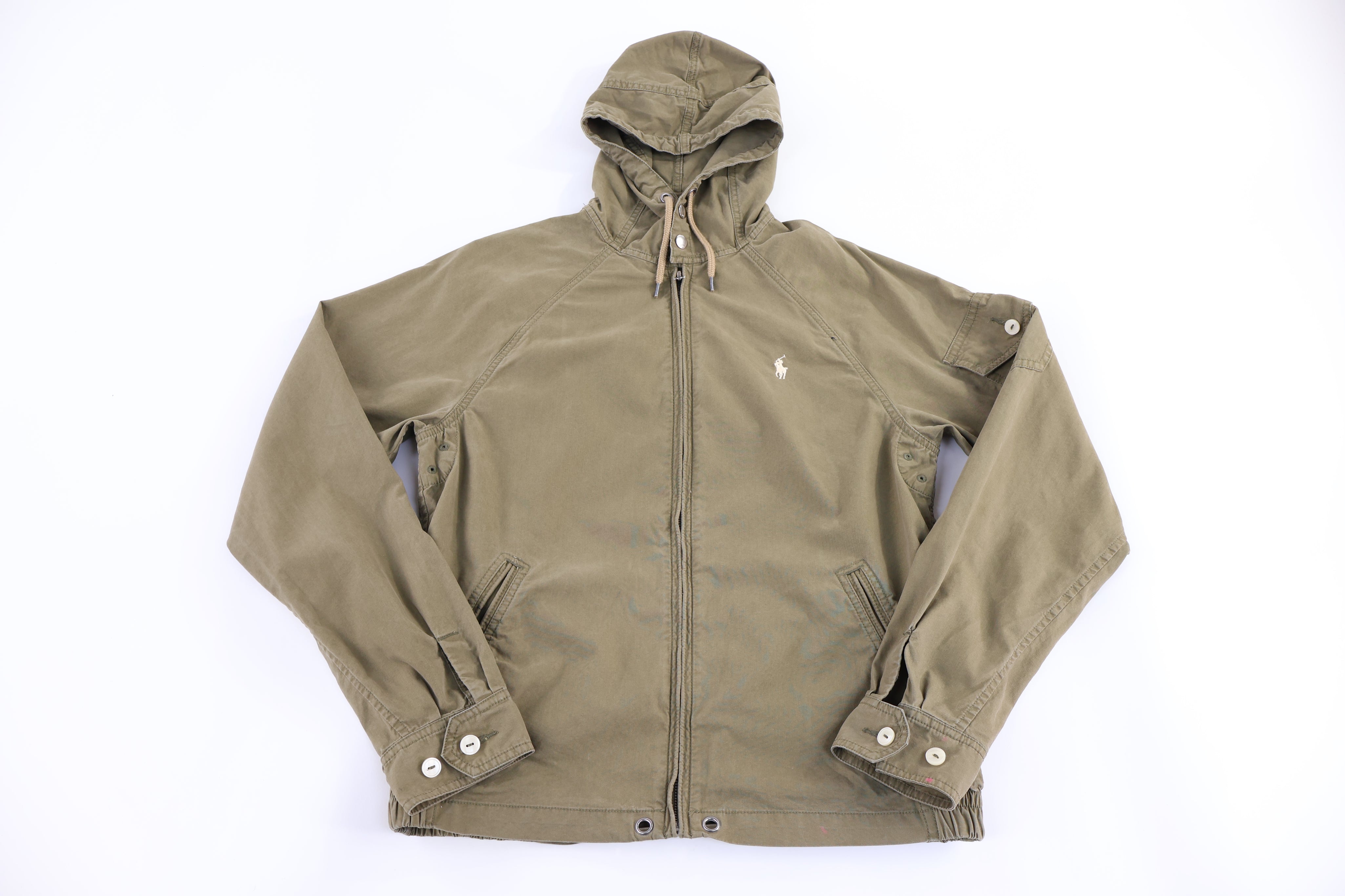 Polo Ralph Lauren Embroidered Logo Green Full Zip Jacket
