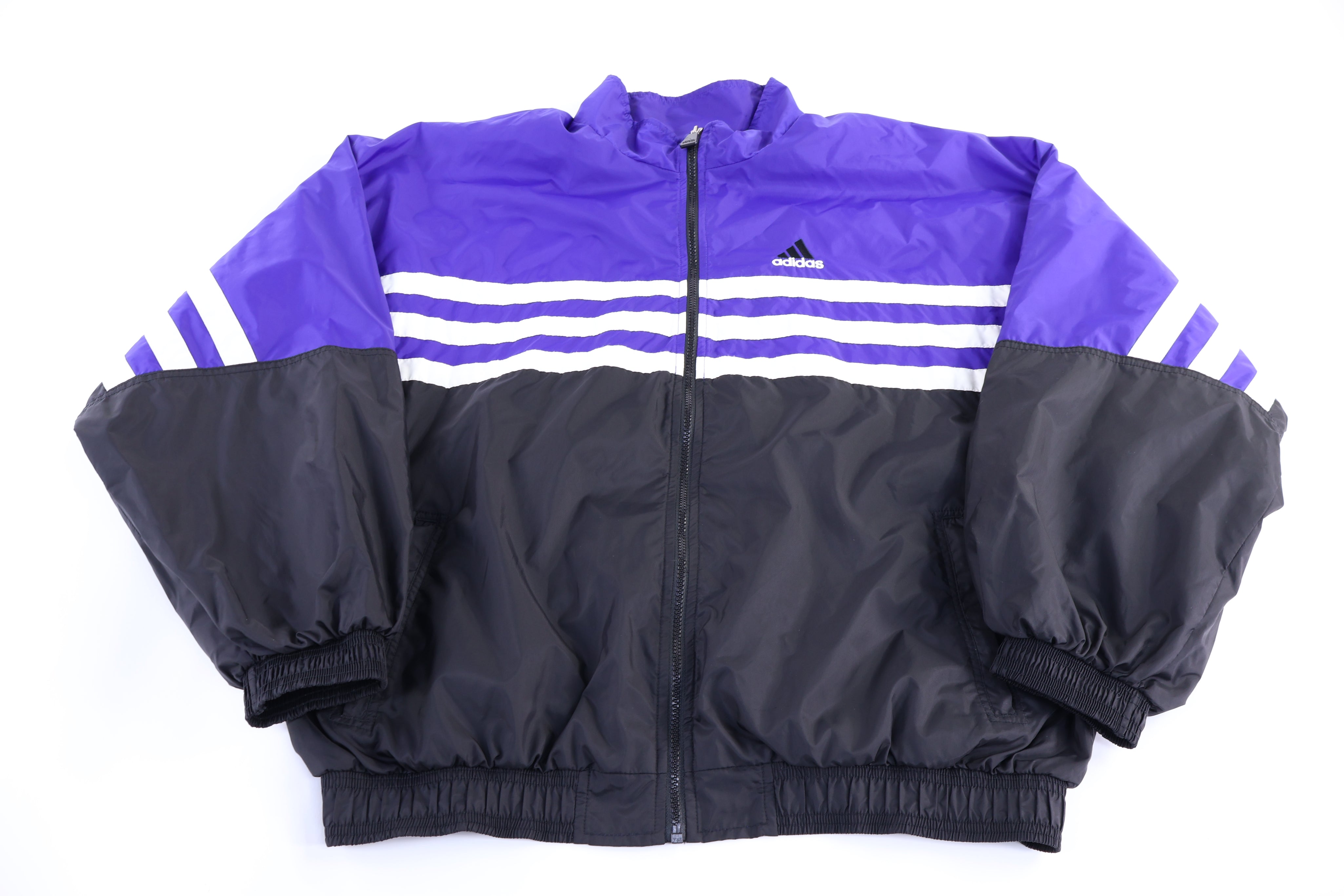 90's Adidas Multicolor Full Zip Jacket