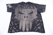 Marvel Punisher All Over Graphic T-shirt