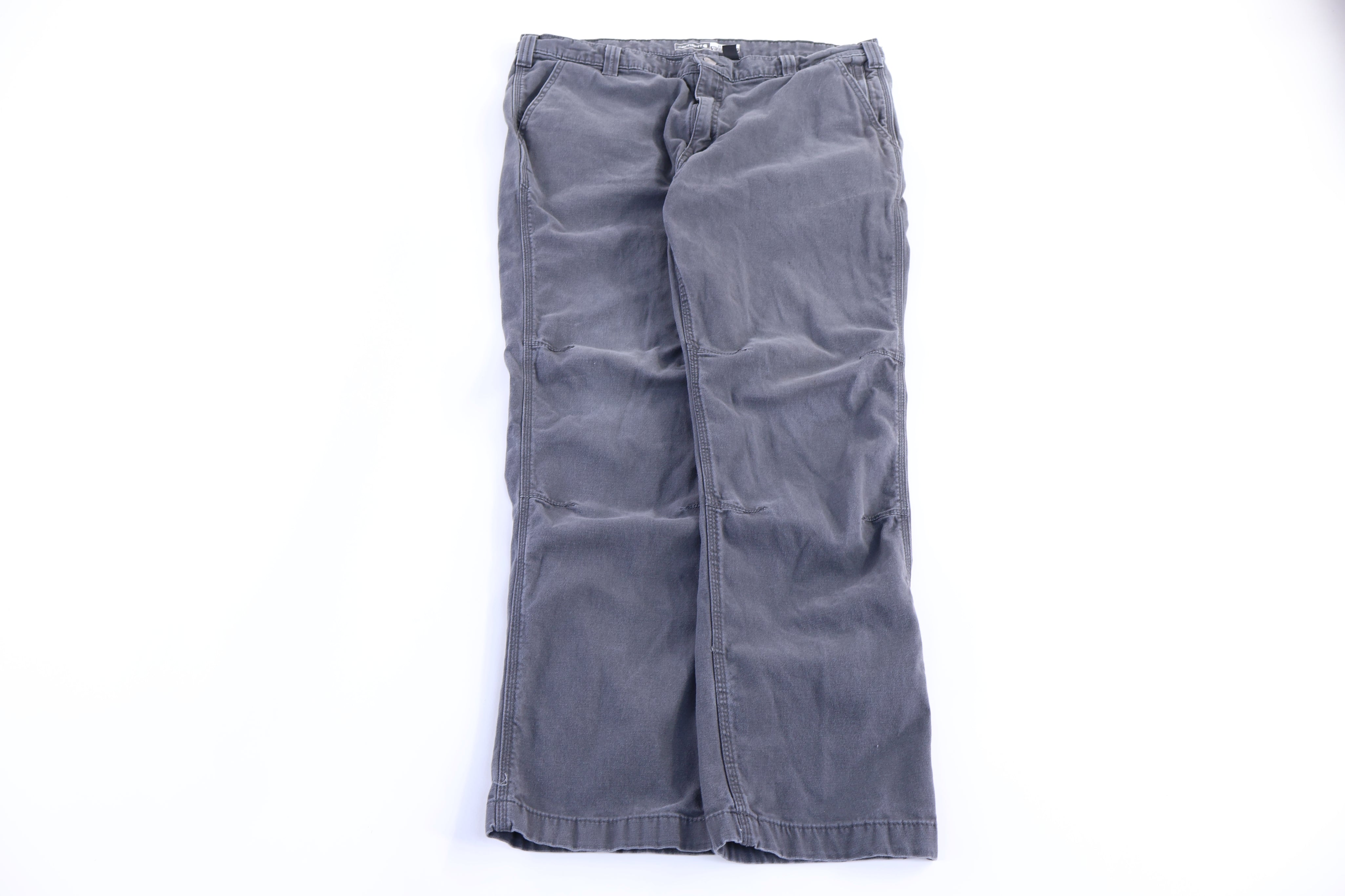 Carhartt Logo Patch Grey Pants