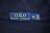 Polo Ralph Lauren Embroidered Logo Blue Quarter Zip Sweater