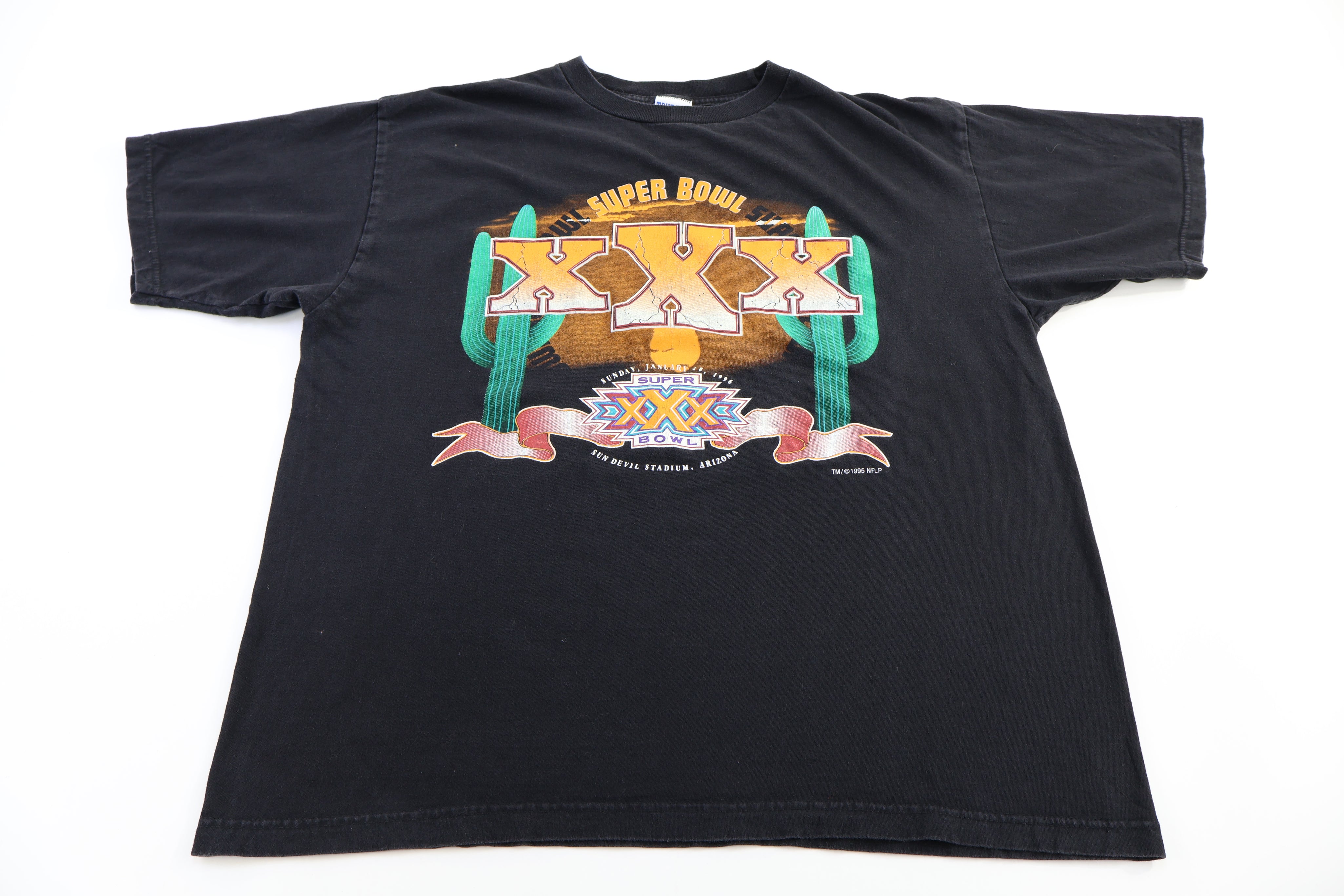 1996 Super Bowl Football T-shirt
