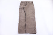 Carhartt Logo Patch Brown Pants