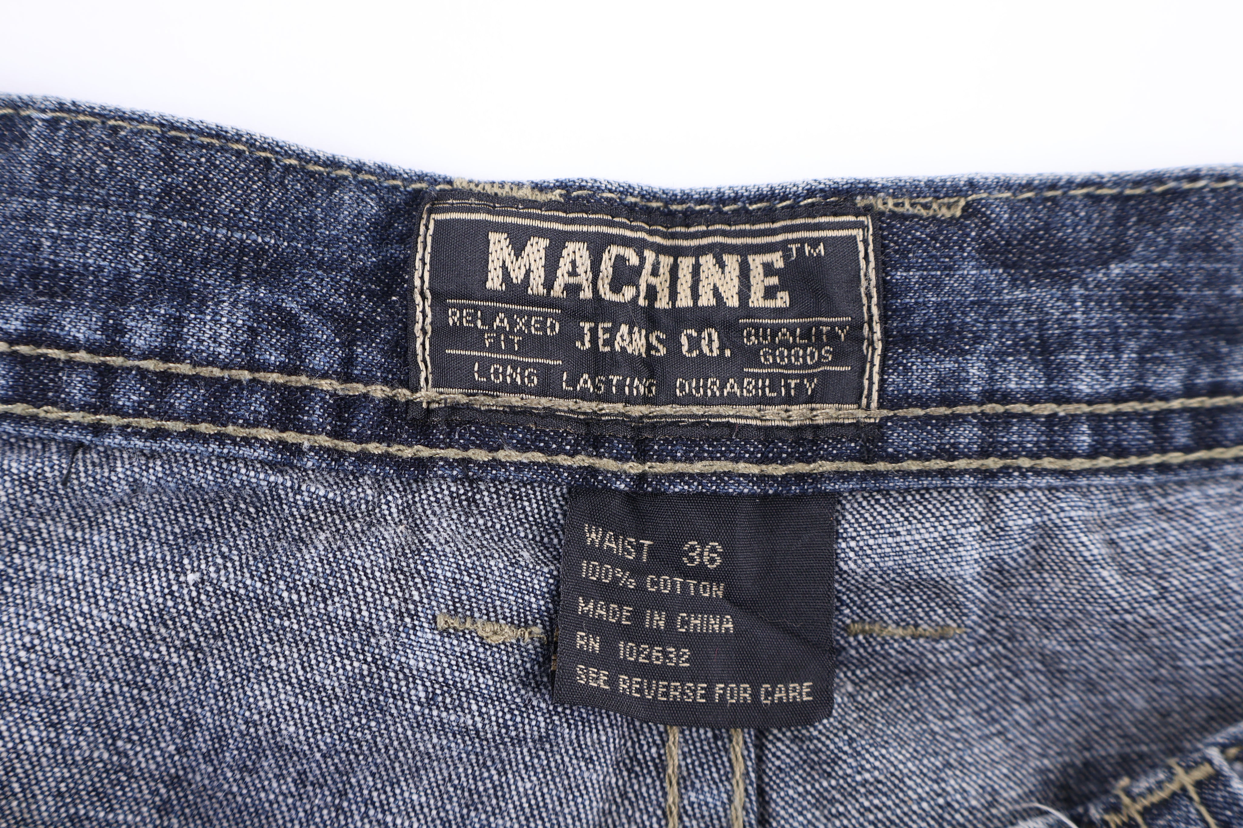 Y2K Machine Dark Wash Denim Shorts