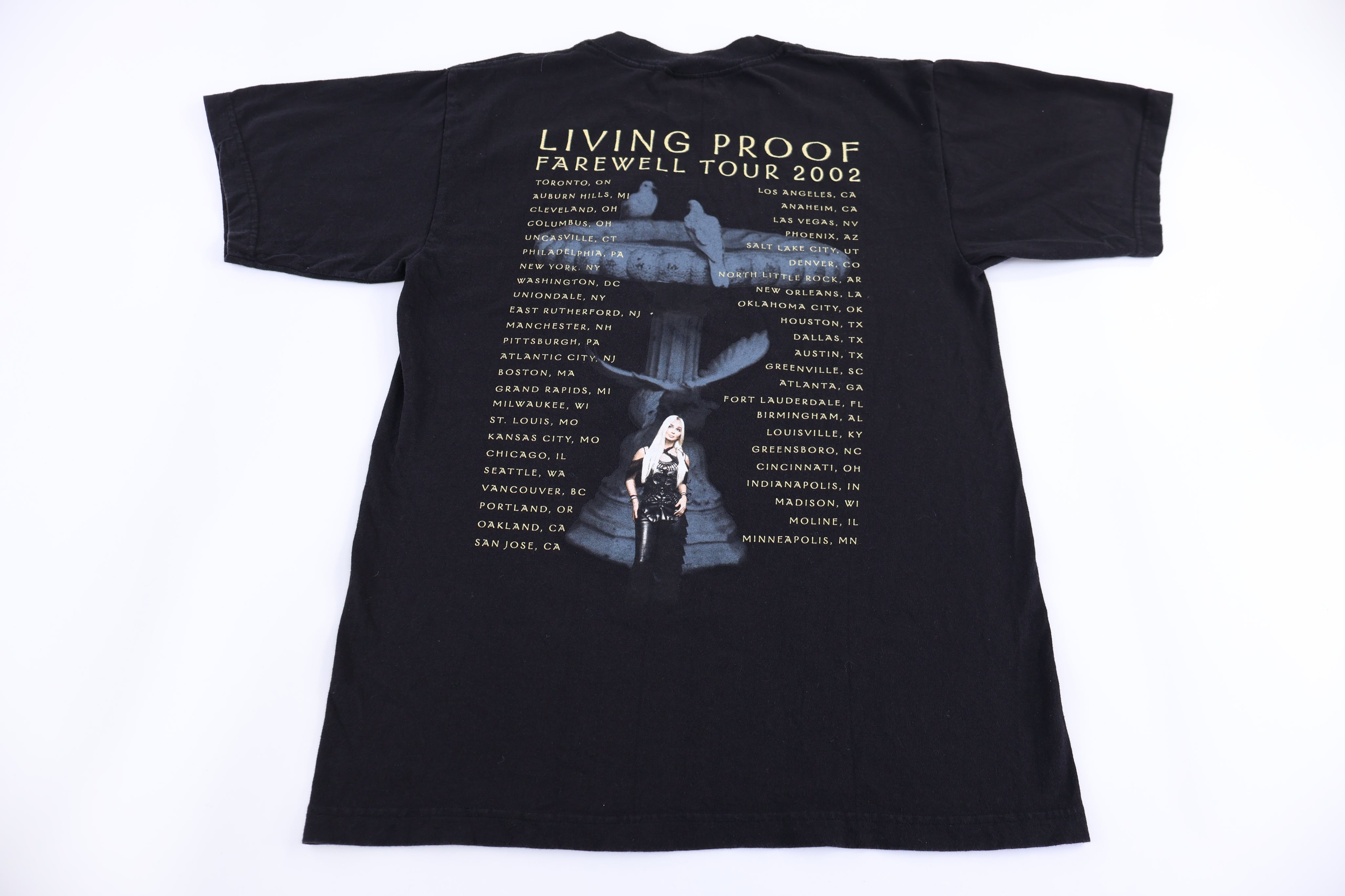2002 Cher Living Proof Tour T-shirt