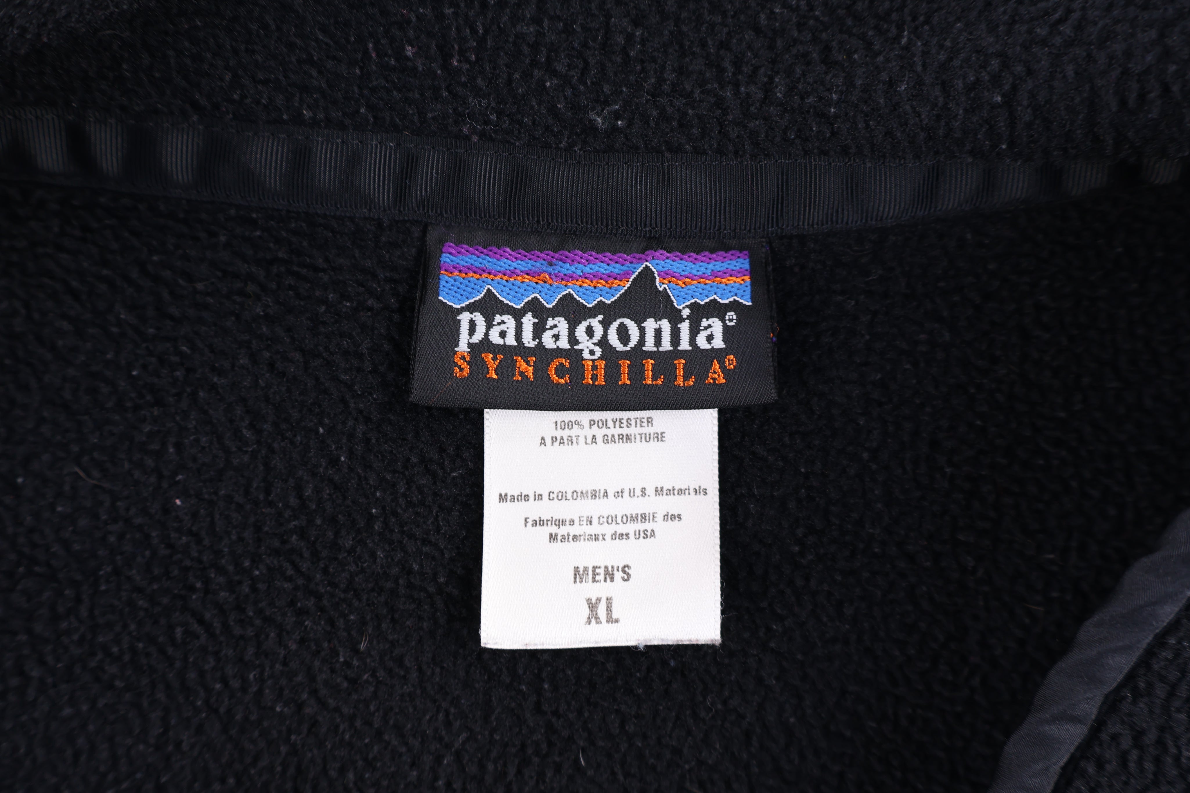 Patagonia Synchilla Logo Patch Snap-T Fleece Pullover