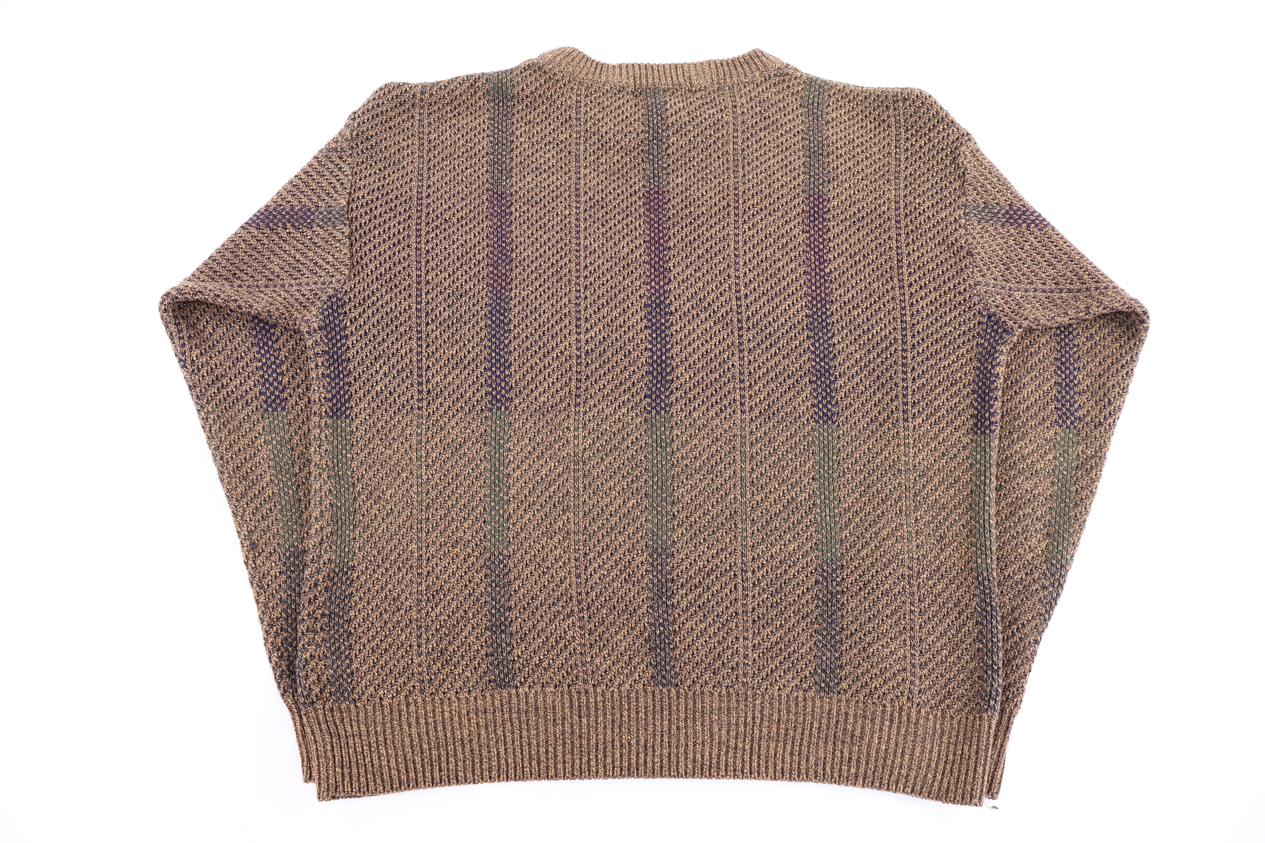 Vintage Towncraft Brown Knit Sweater