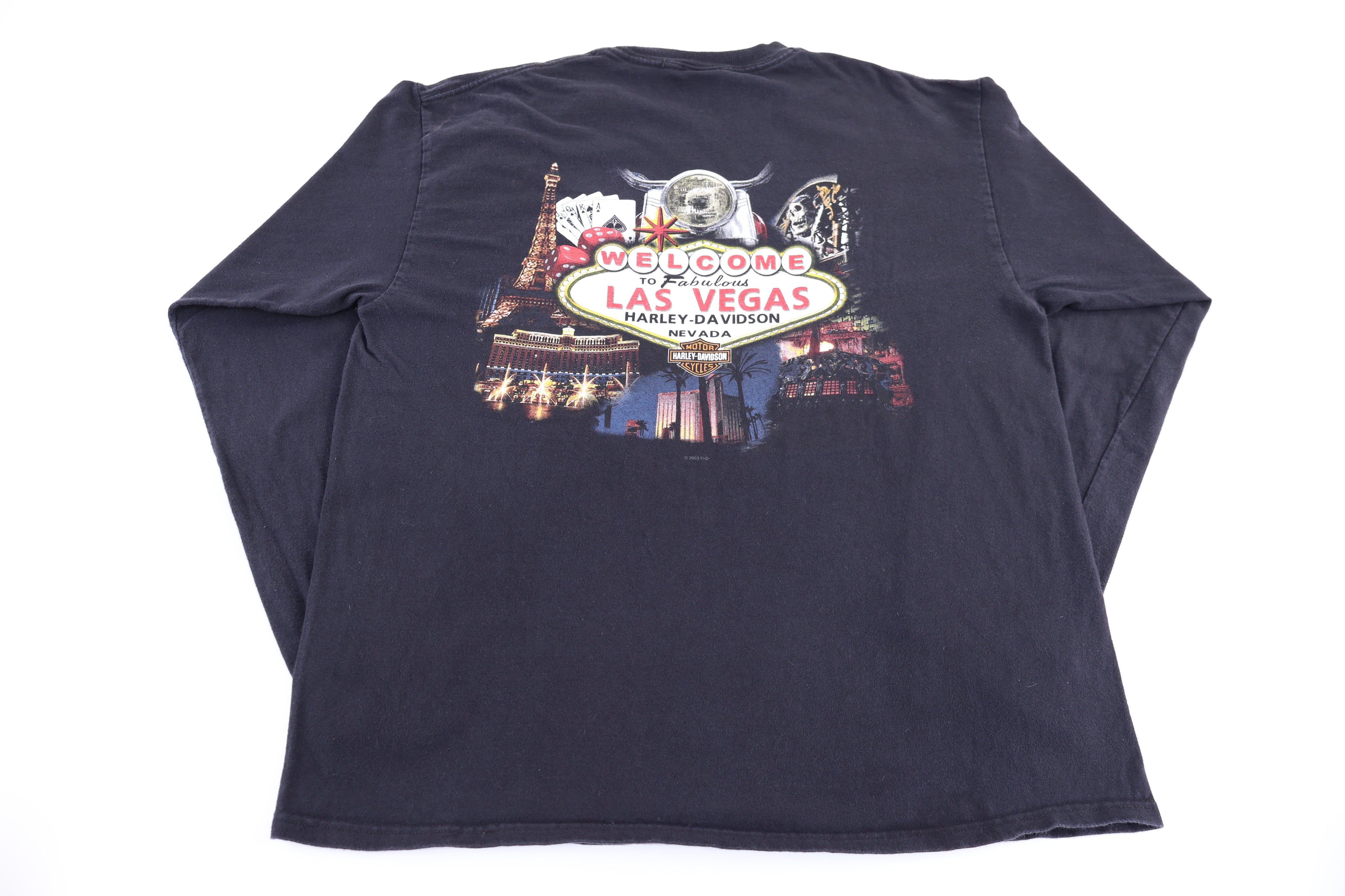 Harley Davidson Motorcycles Las Vegas LS T-shirt