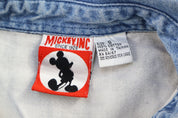 Vintage Mickey Inc Grid Patterned LS Button Up