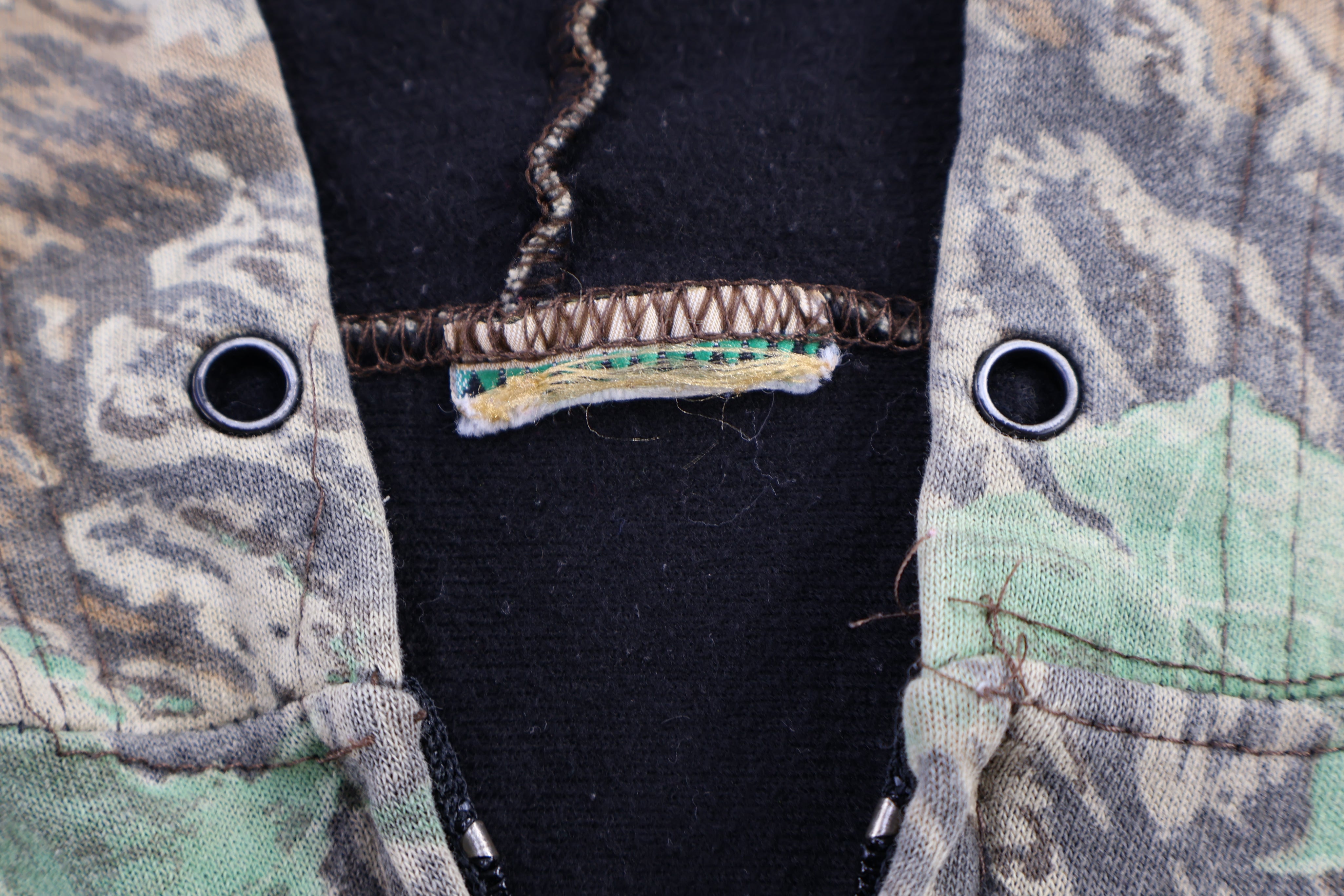 Vintage Camo Full Zip Hoodie