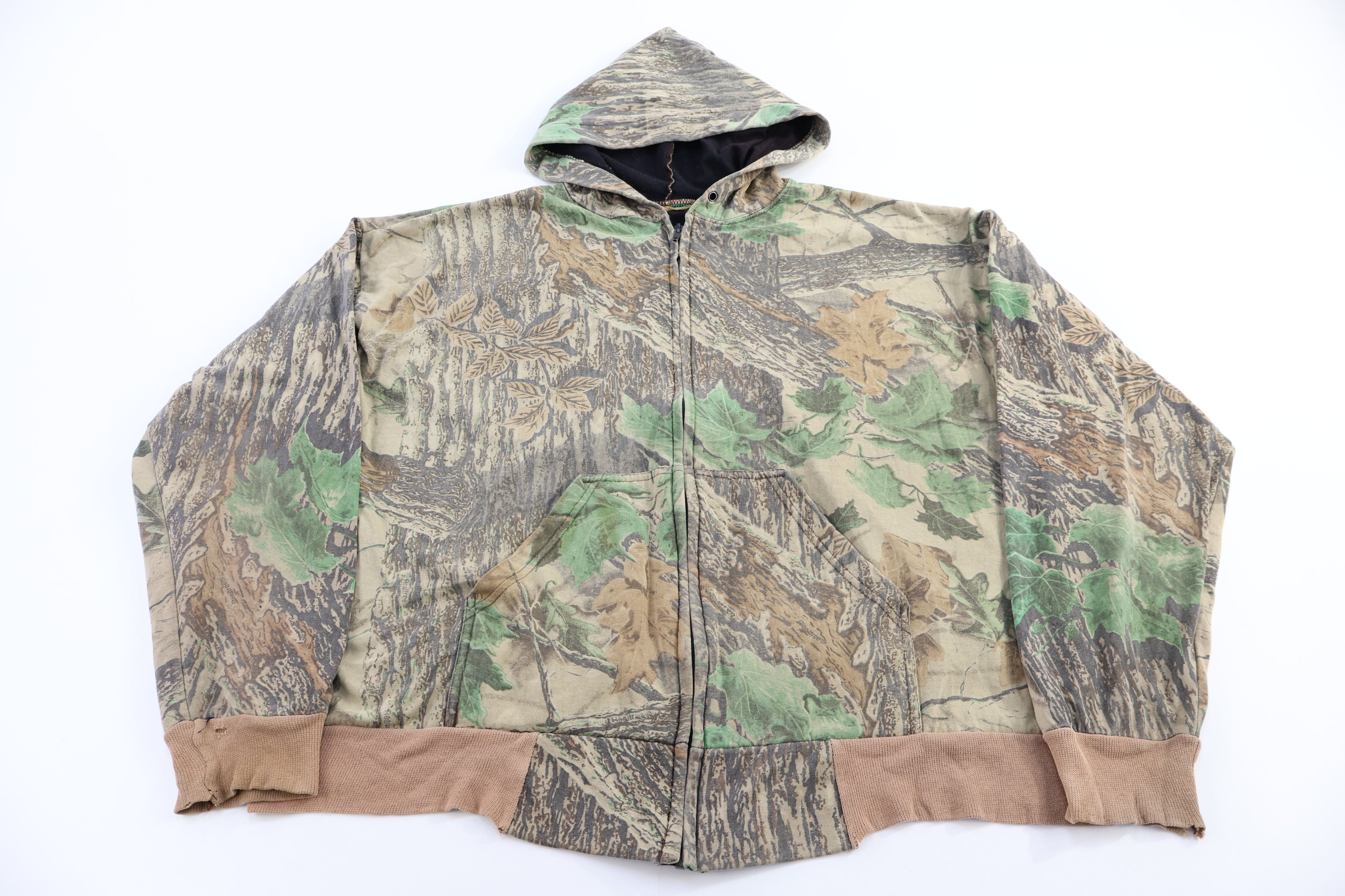 Vintage Camo Full Zip Hoodie